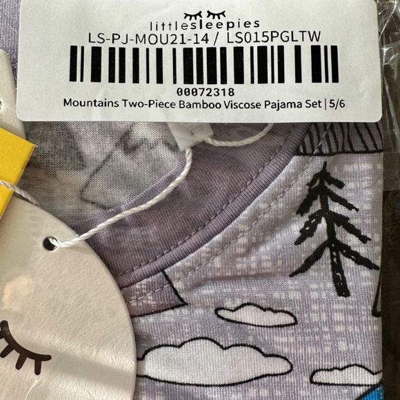 Little Sleepies Mountains Pajamas - Picture 2 of 2
